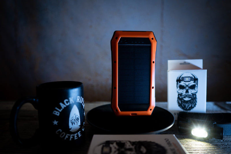 Load image into Gallery viewer, 20000 mAh Solar Power Bank &amp; Charger
