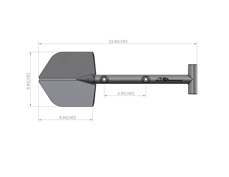 Load image into Gallery viewer, A6™ Adventure Mini Shovel (AMS-1) - RED
