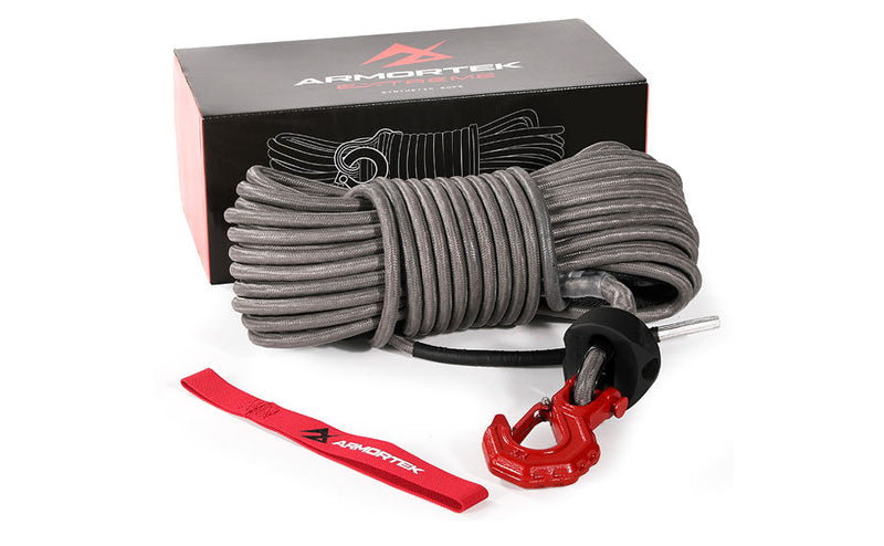 Load image into Gallery viewer, Armortek Extreme Synthetic Rope Kit 1/2&quot; x 82&#39; - MBL 28800 lbs
