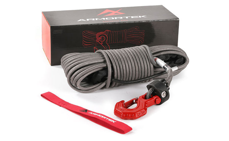 Load image into Gallery viewer, Armortek Extreme Synthetic Rope Kit 3/8&quot; x 82&#39; - MBL 18700 lbs
