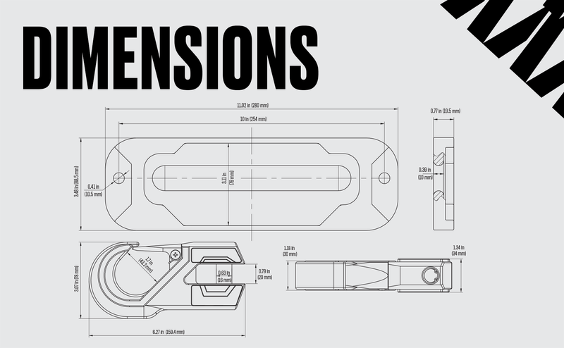 Load image into Gallery viewer, Armortek Hawse Fairlead &amp; Hook Kit
