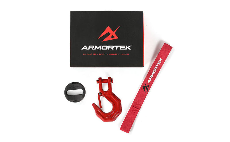 Load image into Gallery viewer, Armortek Red Hook Kit for 5/16 to 7/16&quot; Rope - Rated 22000lbs
