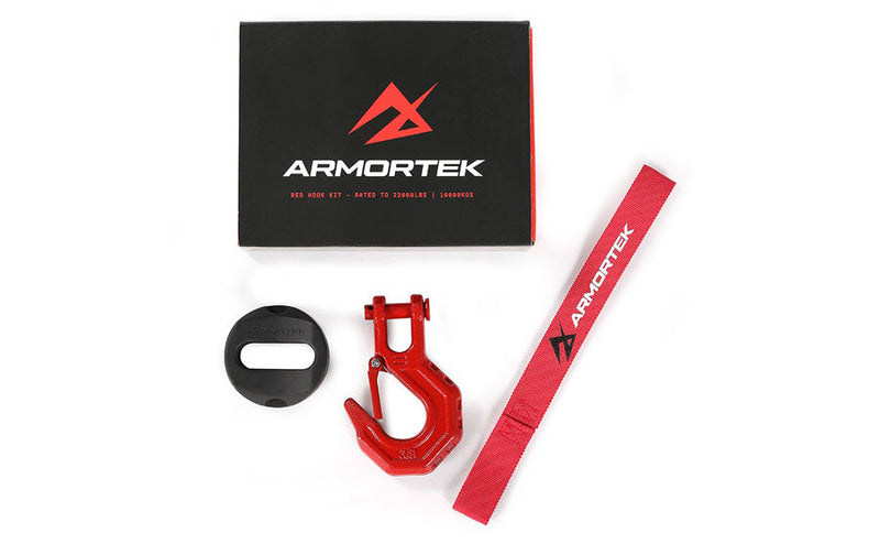 Load image into Gallery viewer, Armortek Red Hook Kit for 1/2&quot; Rope - Rated 22000lbs
