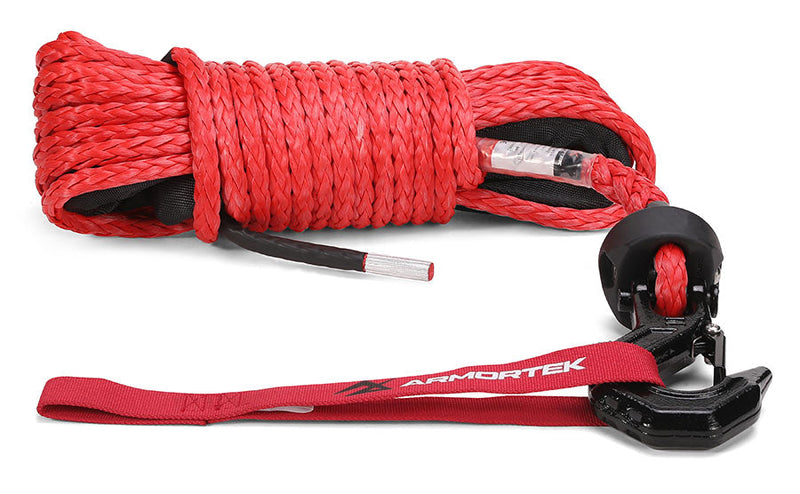 Load image into Gallery viewer, Armortek Synthetic Rope Kit 3/8&quot; x 50&#39; - MBL 22700 lbs
