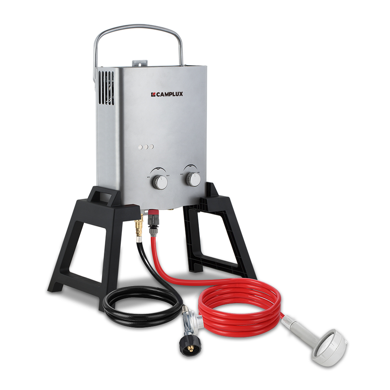 Load image into Gallery viewer, Camplux AY132GMAX Portable Propane Water Heater With Stand
