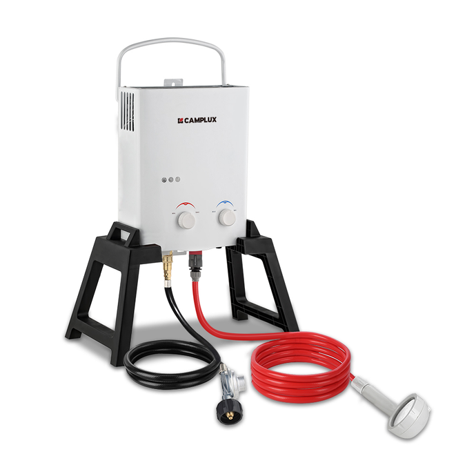 Camplux AY132MAX Portable Propane Water Heater With Stand