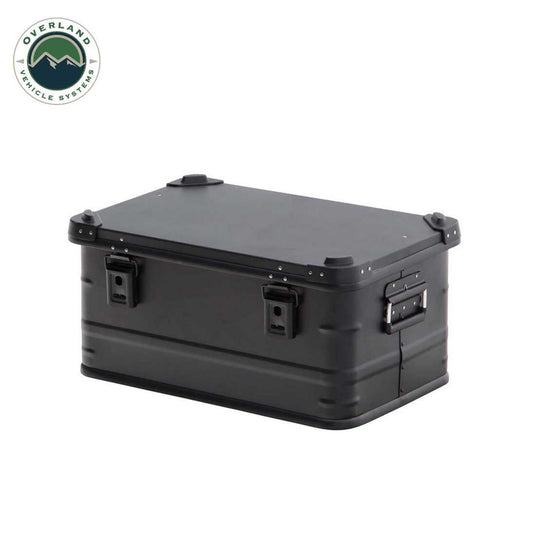 ALUMINUM BOX STORAGE 53QT - BLACK