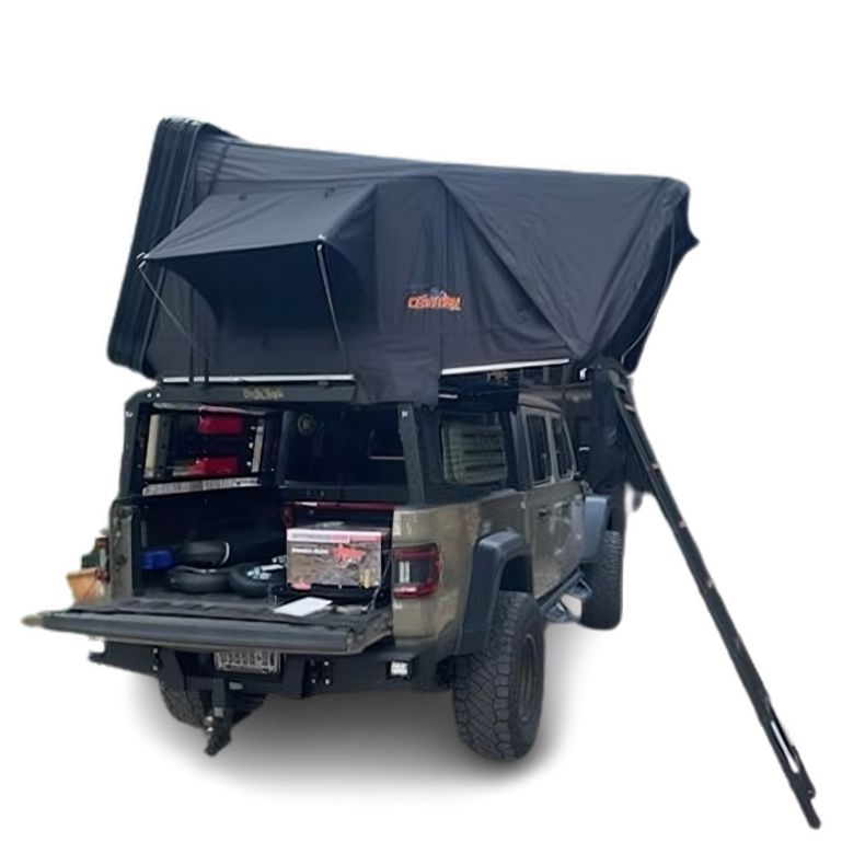 Load image into Gallery viewer, Patriot Aluminum Fold Out Roof Top Tent
