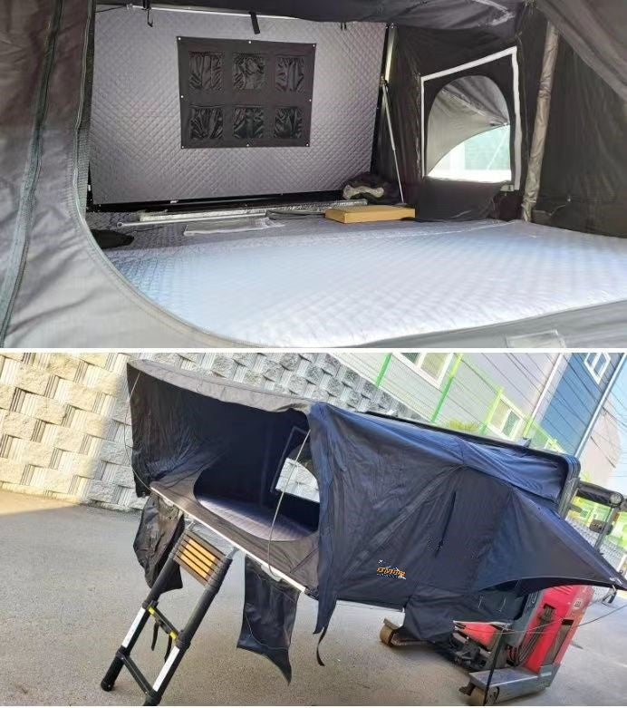 Load image into Gallery viewer, Patriot Aluminum Fold Out Roof Top Tent
