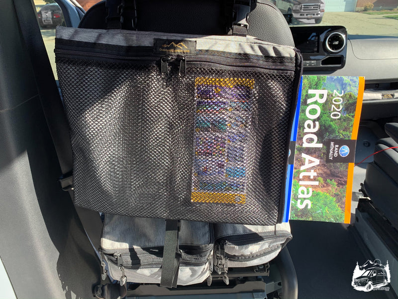 Load image into Gallery viewer, Road Atlas, Laptop/Tablet Seatback Pouch
