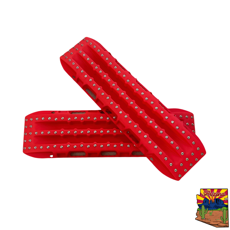 Load image into Gallery viewer, Ultimate Traction recovery board with steel plugs
