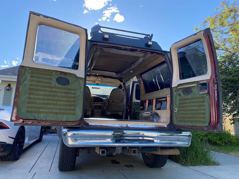 Load image into Gallery viewer, Ford Econoline Back Door Panel Organizer
