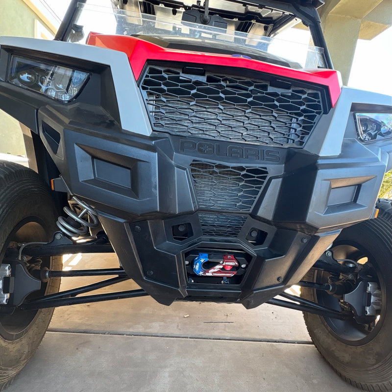 Load image into Gallery viewer, Side By Side / UTV Aluminum Recessed Winch Shackle with Fairlead Kit, closed latch (LIFE TIME WARRANTY*)
