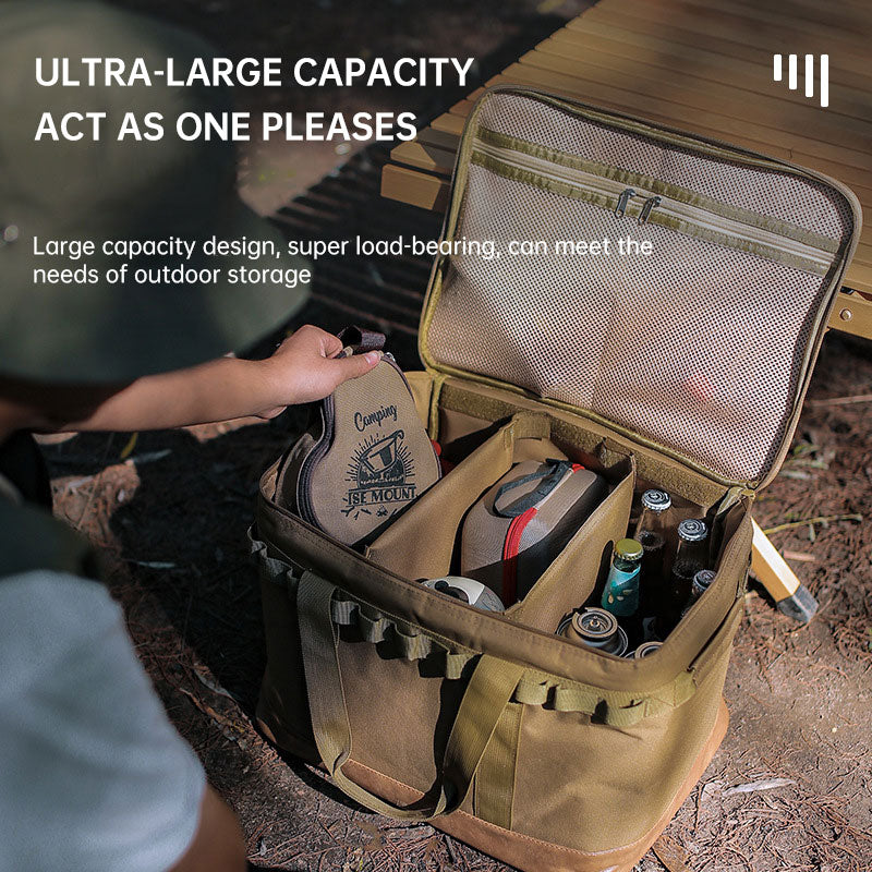 Load image into Gallery viewer, Outdoor Handbag Anti-Collision Storage Box Camping Waterproof Debris Bag Tableware and Kitchen Utensils Storage Bag
