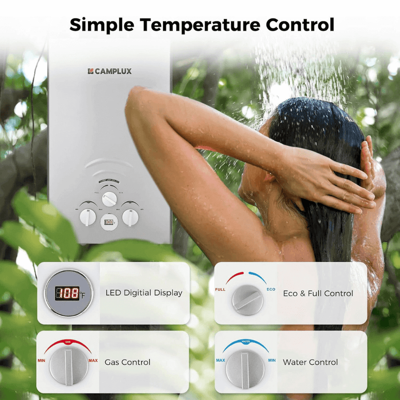 Load image into Gallery viewer, Camplux BW211G Camping Water Heater Propane
