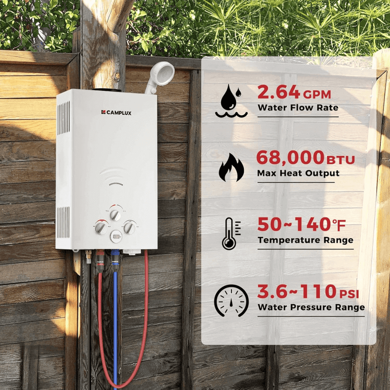 Load image into Gallery viewer, Camplux BW264 Camping Water Heater Propane
