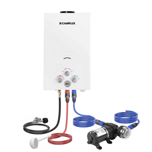 Camplux BW264P120 Camping Water Heater Pump Kit