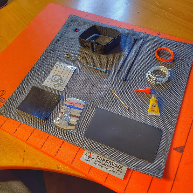 Load image into Gallery viewer, Field Repair Patch Kit - Fix broken items, stitch torn bags, parch tent rips, and seal holes.
