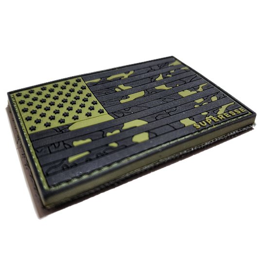 Storage Pocket Patch: Flagged Camo