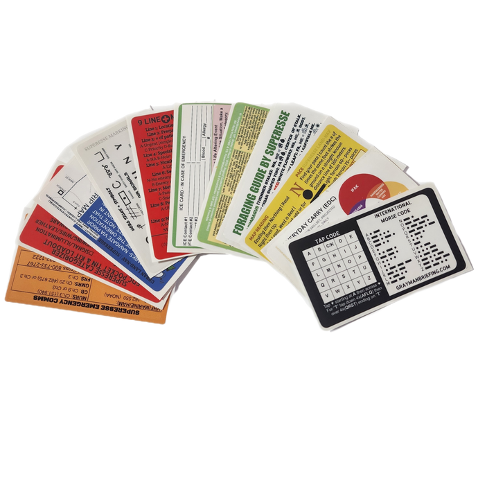 Survival Reference Decal Pack - Collection of 11 Stickers
