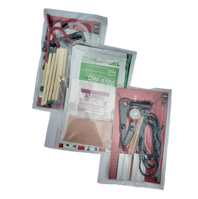 Load image into Gallery viewer, Shim Personal Survival Cards - Wallet Size Vacuum Sealed Survival Packets
