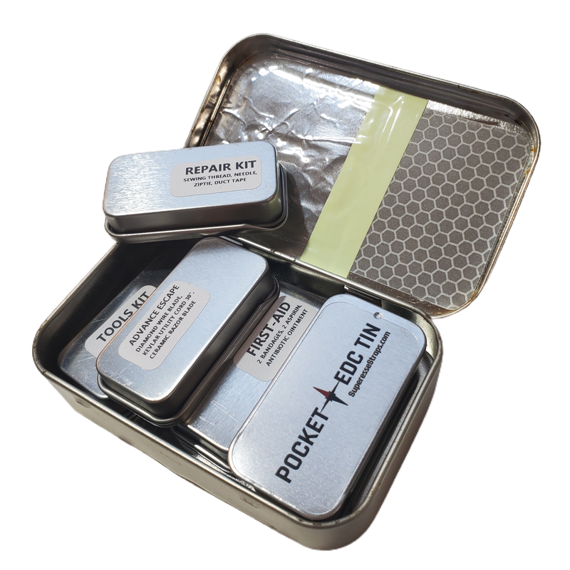 Load image into Gallery viewer, EDC Pocket Tin - Compartmentalized Survival Kits
