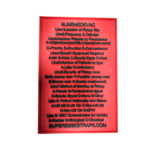 Storage Pocket Patch: Nine Line MedEvac