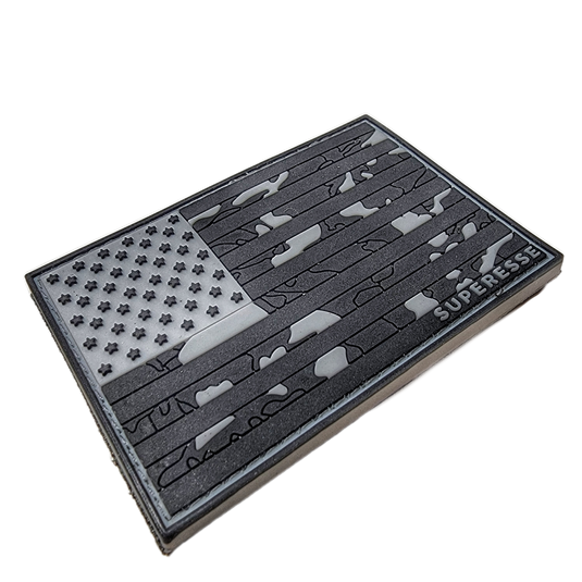 Storage Pocket Patch: Flagged Camo