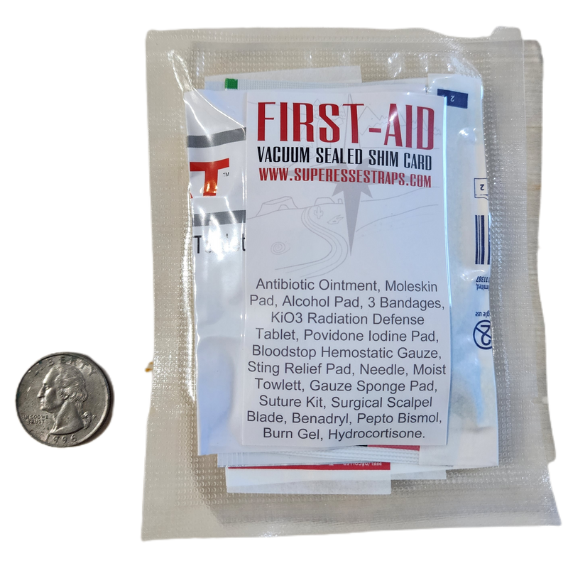 Load image into Gallery viewer, Shim Personal Survival Cards - Wallet Size Vacuum Sealed Survival Packets
