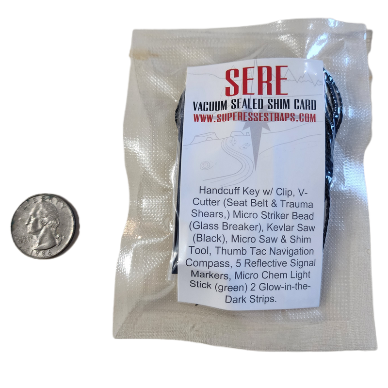 Load image into Gallery viewer, Shim Personal Survival Cards - Wallet Size Vacuum Sealed Survival Packets
