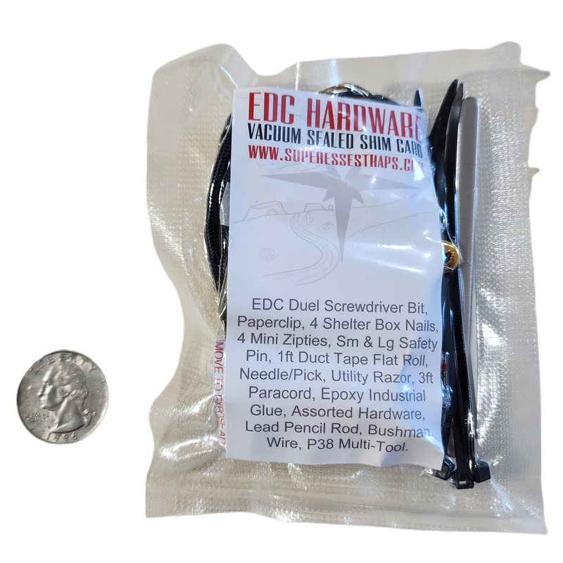 Load image into Gallery viewer, Shim Personal Survival Cards - Wallet Size Vacuum Sealed Survival Packets
