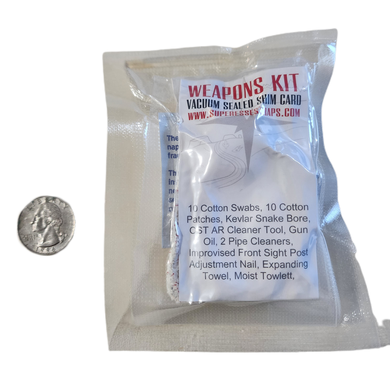 Load image into Gallery viewer, Shim Personal Survival Cards - Wallet Size Vacuum Sealed Survival Packets
