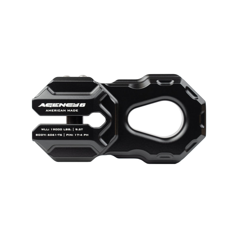 Load image into Gallery viewer, Billet Winch Shackle - Black
