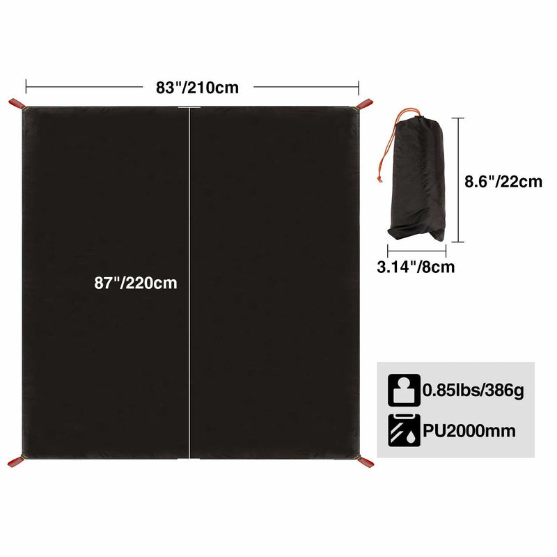 Load image into Gallery viewer, Ultralight Tent Footprint, PU 2000 Waterproof Camping Tent Tarp
