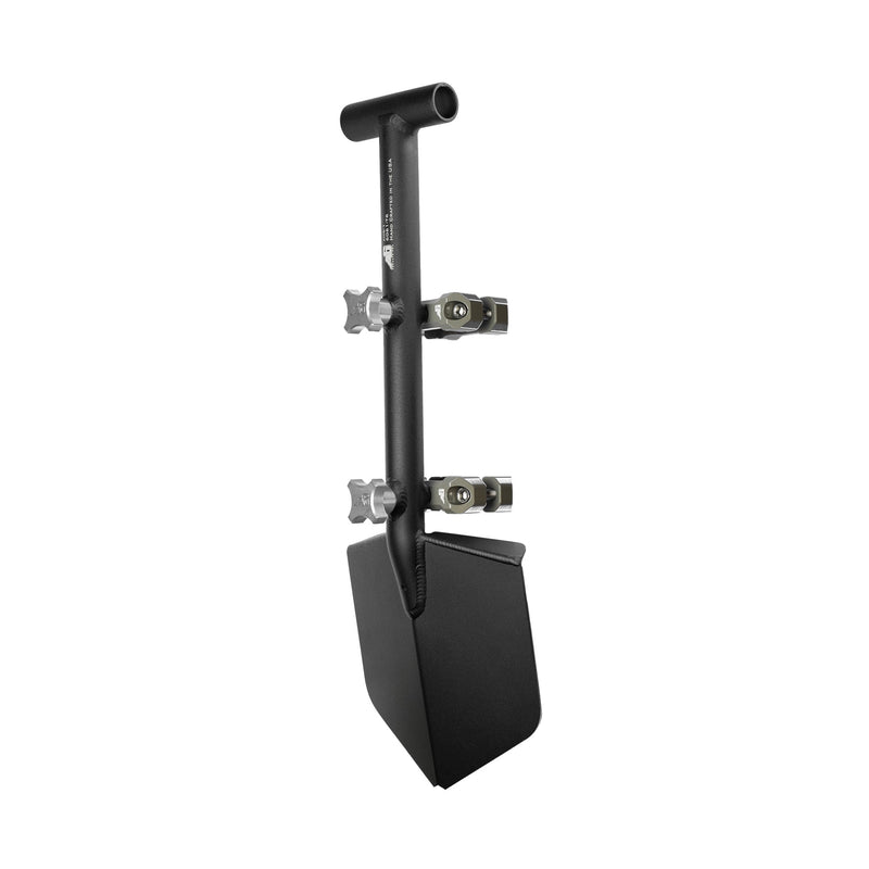 Load image into Gallery viewer, Shovel / Mount Combo - Black Mini Shovel / Grey UMD with Knobs
