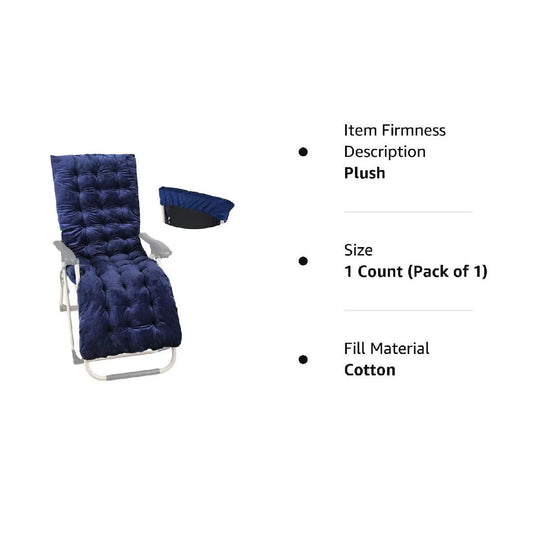 Thicker Soft Comfortable Chaise Lounge Chair Cushion