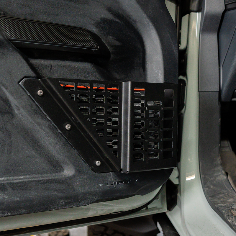 Load image into Gallery viewer, Front Door MOLLE Basket Fits 22+ Ford Bronco Raptor
