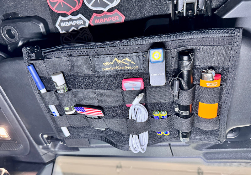 Load image into Gallery viewer, Bronco MOLLE Visor Organizer - Ford Bronco Visor
