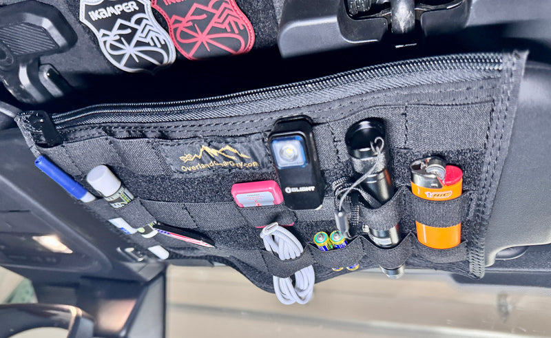 Load image into Gallery viewer, Bronco MOLLE Visor Organizer - Ford Bronco Visor
