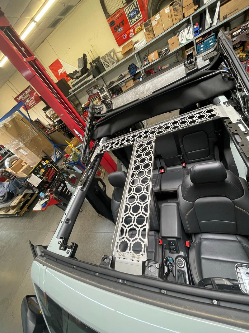 Load image into Gallery viewer, 6th Gen Bronco Roof Panel Mount kit by Adapt-a-panel (full section)
