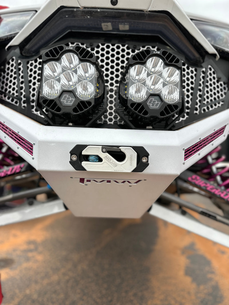 Load image into Gallery viewer, Side By Side / UTV Aluminum Recessed Winch Shackle with Fairlead Kit, closed latch (LIFE TIME WARRANTY*)
