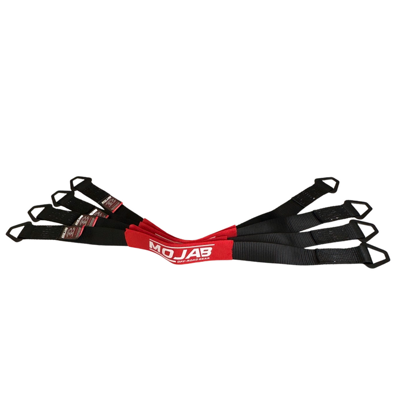 Load image into Gallery viewer, 2&quot;x 39&#39;&#39; Axle Tie-down with rings (pack of 4) (Lifetime Warranty)
