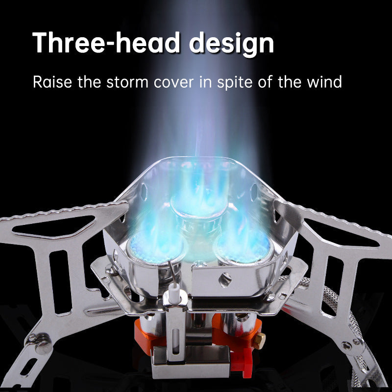 Load image into Gallery viewer, Design Camping Gas Stove Delicate Appearance Outdoor Hiking Portable Gas Stov

