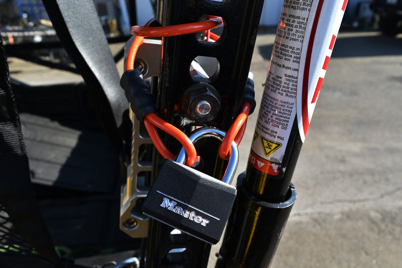 Load image into Gallery viewer, A6 Adventure Equipment Cable Lock Kit - (Orange)
