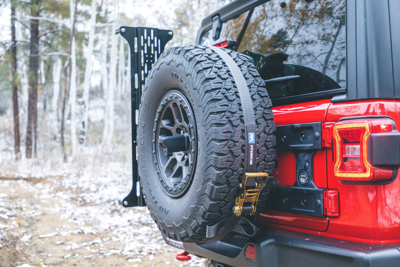 Load image into Gallery viewer, Overland Kitted Spare Tire Accessory Bracket
