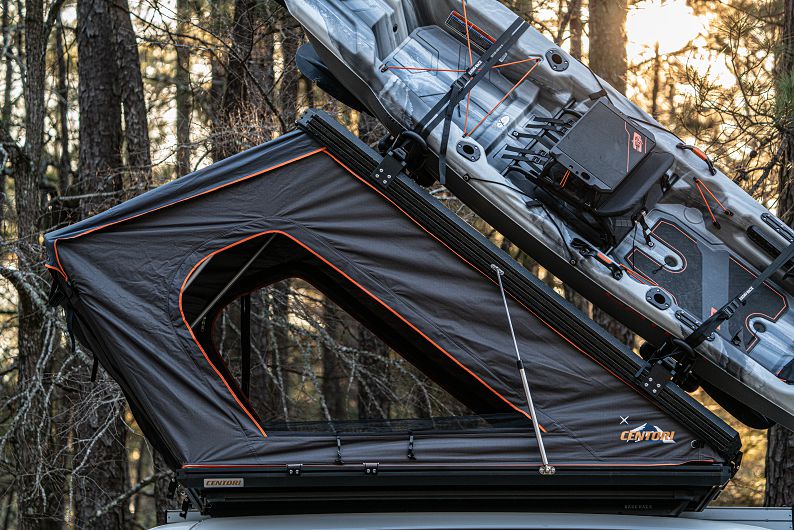 Load image into Gallery viewer, Outdoorsman XL Plus - Aluminum Clam Shell Roof Top Tent
