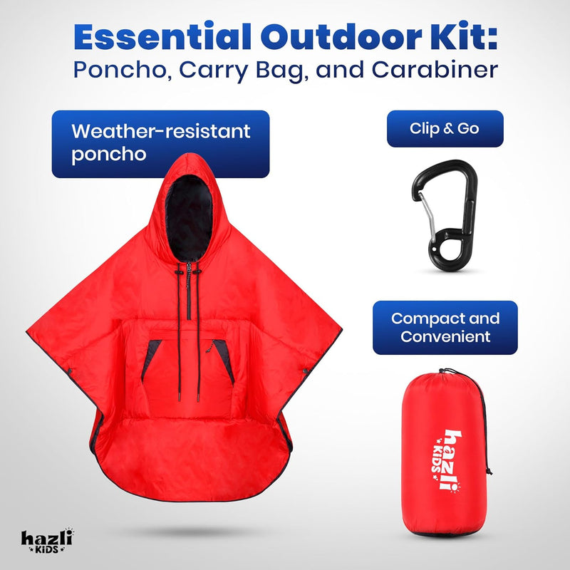 Load image into Gallery viewer, Comfortable Wearable Poncho Blanket - Camping Stadium Blanket Outdoor - Large Hooded Windproof Poncho for Men and Women
