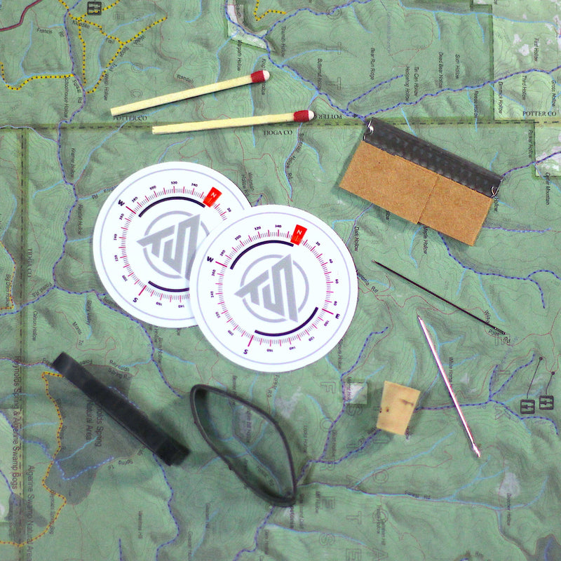 Load image into Gallery viewer, DIY - Water Bottle - Tiny Survival Compass Kit
