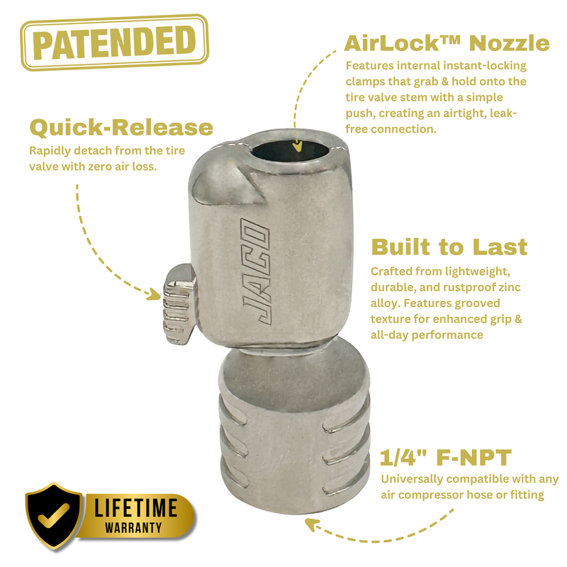Load image into Gallery viewer, Lightning™ S-Series Tire Air Chuck | Open Flow, 1/4&quot; F-NPT
