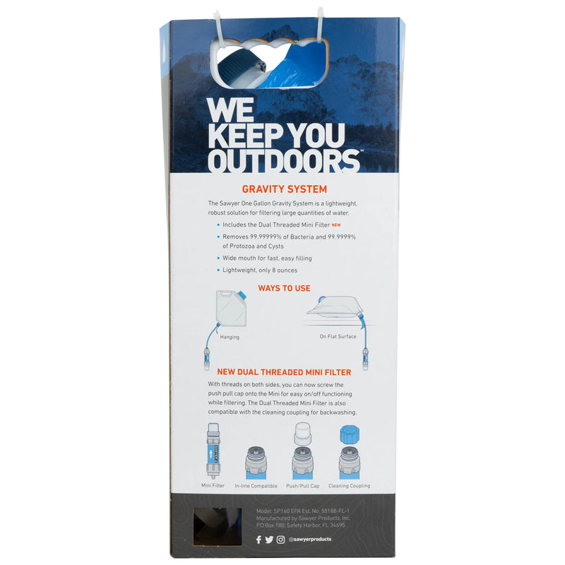 Load image into Gallery viewer, One Gallon Gravity Water Filtration System
